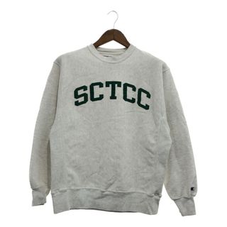 チャンピオン(Champion)の2000年代～ Champion チャンピオン リバースウィーブ SCTCC スウェット トップス カレッジ グレー (メンズ M) 中古 古着 Q0156(スウェット)