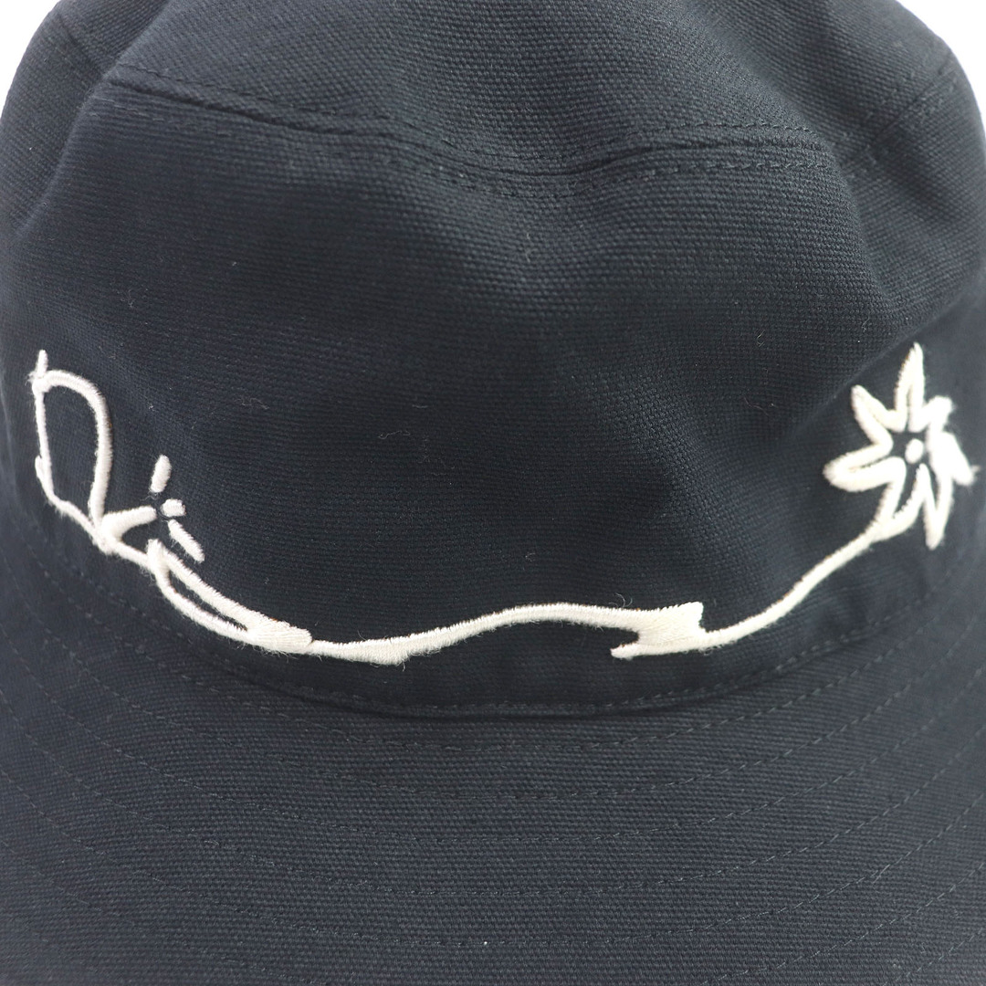 DIOR HOMME(ディオールオム)の美品 DIOR ディオール オム Cactus Jack トラヴィススコット 22AW 033C906U4511 バケットハット 帽子 ブラック L イタリア製 正規品 メンズ メンズの帽子(その他)の商品写真
