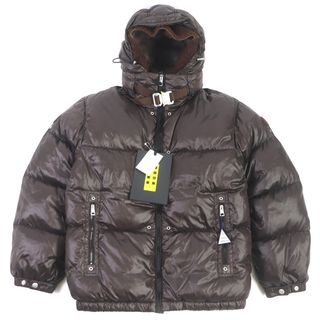 未使用品 MONCLER GENIUS 6 モンクレール ジーニアス 6 1017 ALYX 9SM 22-23AW ALMONDIN ムートンライナー 3WAY ダウンベスト ジレ ダークブラウン 0 イタリア製 正規品 メンズ(ダウンベスト)