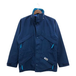 シェラデザイン(SIERRA DESIGNS)の90年代 カナダ製 SIERRA DESIGNS シエラ デザイン GORE-TEX ジャケット アウトドア 防水 ネイビー (メンズ S) 中古 古着 Q0219(その他)