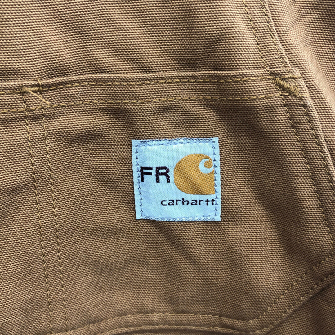 carhartt(カーハート)のCarhartt カーハート ダック ダブルニー オーバーオール ワーク ブラウン (メンズ 32×30) 中古 古着 Q0243 メンズのパンツ(サロペット/オーバーオール)の商品写真