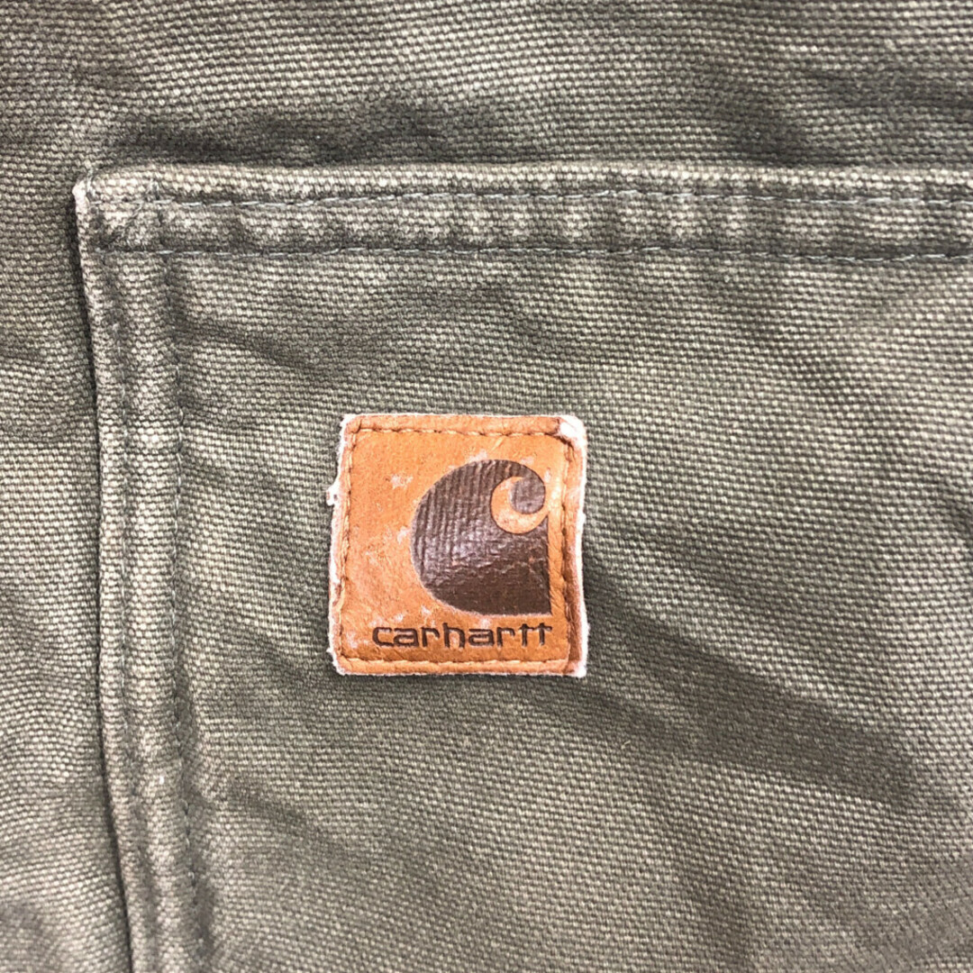 carhartt(カーハート)の2000年代～ Carhartt カーハート トラディショナルジャケット アウター アメカジ ワーク グリーン (メンズ L) 中古 古着 Q0231 メンズのジャケット/アウター(その他)の商品写真