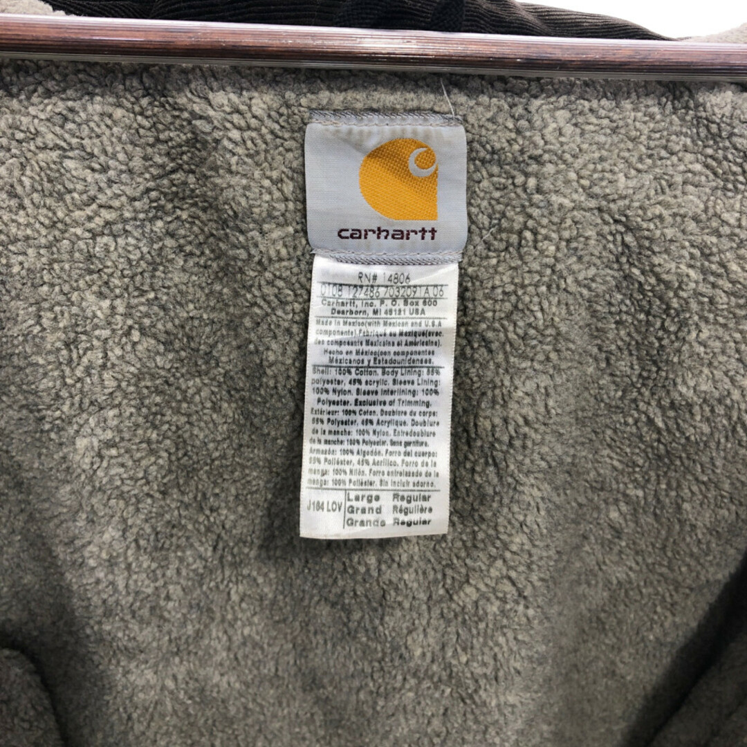 carhartt(カーハート)の2000年代～ Carhartt カーハート トラディショナルジャケット アウター アメカジ ワーク グリーン (メンズ L) 中古 古着 Q0231 メンズのジャケット/アウター(その他)の商品写真