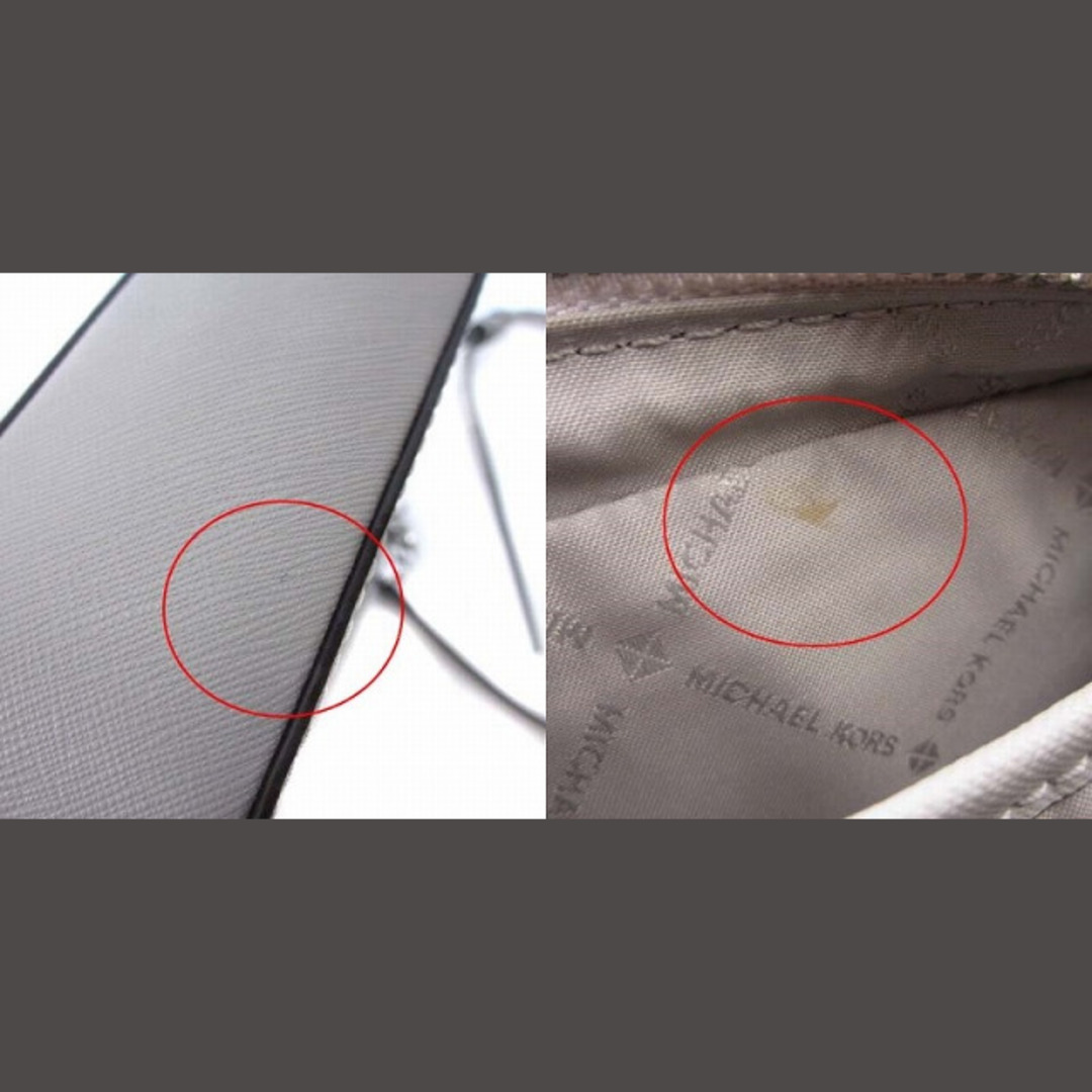 Michael Kors(マイケルコース)のマイケルコース ショルダーバッグ チェーン ロゴ レザー ライトグレー 鞄 レディースのバッグ(ショルダーバッグ)の商品写真