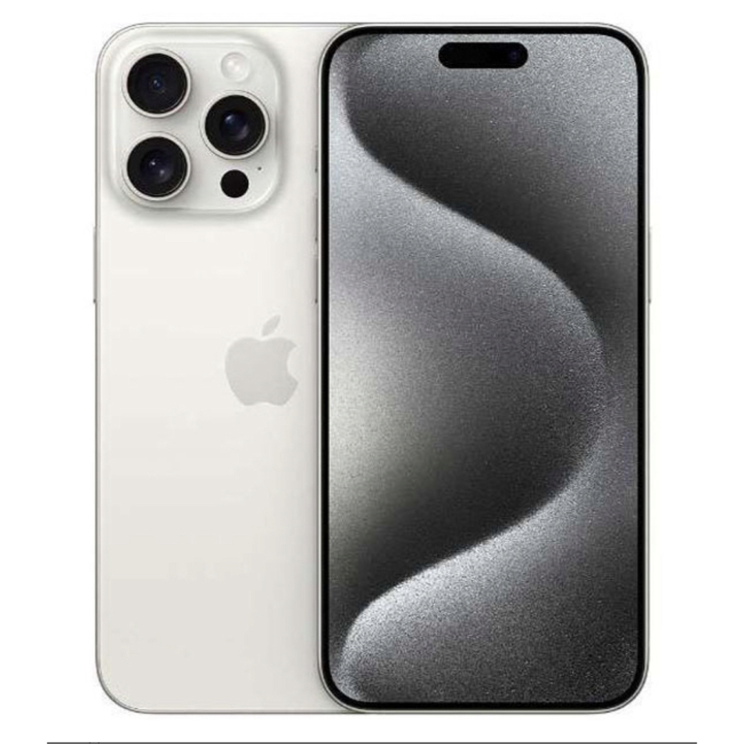 Apple(アップル)のiPhone15 Pro[512GB] SIMフリー ホワイトチタニウム スマホ/家電/カメラのスマートフォン/携帯電話(スマートフォン本体)の商品写真
