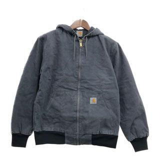 カーハート(carhartt)のCarhartt カーハート ダック アクティブパーカー ジャケット Thinsulate シンサレート ワーク グレー (メンズ L) 中古 古着 Q0261(その他)