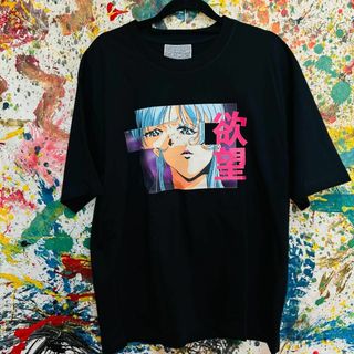 欲望 DOPE アバンギャルドTシャツ 半袖 メンズ 新品 個性的 黒(Tシャツ/カットソー(半袖/袖なし))