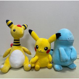 ポケモン　ピカチュウ　ヌオー　デンリュウ　3匹セット(ぬいぐるみ)