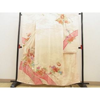 平和屋野田店■豪華振袖　総刺繍　絞り　鳳凰花文　金銀糸　逸品　n-ne3375(振袖)