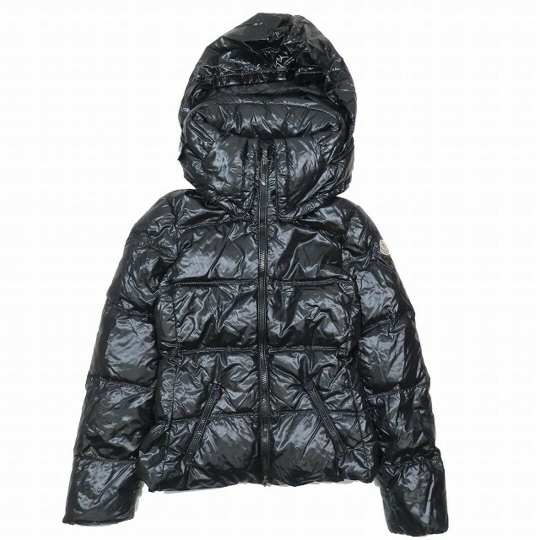 MONCLER(モンクレール)のモンクレール アリソ ダウンジャケット ブルゾン アウター ジップアップ 黒 レディースのジャケット/アウター(ダウンジャケット)の商品写真