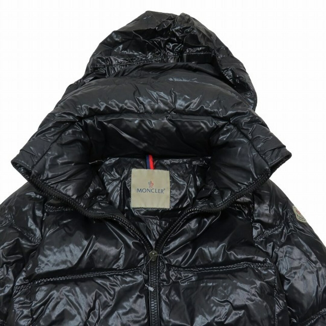 MONCLER(モンクレール)のモンクレール アリソ ダウンジャケット ブルゾン アウター ジップアップ 黒 レディースのジャケット/アウター(ダウンジャケット)の商品写真