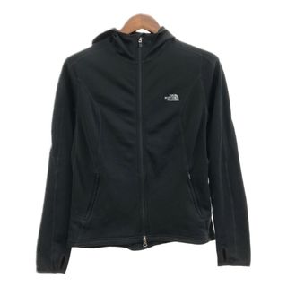 ザノースフェイス(THE NORTH FACE)のTHE NORTH FACE ノースフェイス Vapor Wick フルジップ パーカー アウトドア ブラック (レディース M) 中古 古着 Q0306(パーカー)