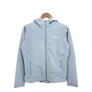 patagonia パタゴニア シンプルガイドフーディー アウトドア キャンプ ブルー (レディース M) 中古 古着 Q0299