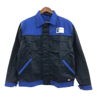 ディッキーズ(Dickies)の新品タグ付き Dickies ディッキーズ 2トーン ワークジャケット アウター カジュアル ワーク ネイビー (メンズ M) 中古 古着 Q0316(その他)