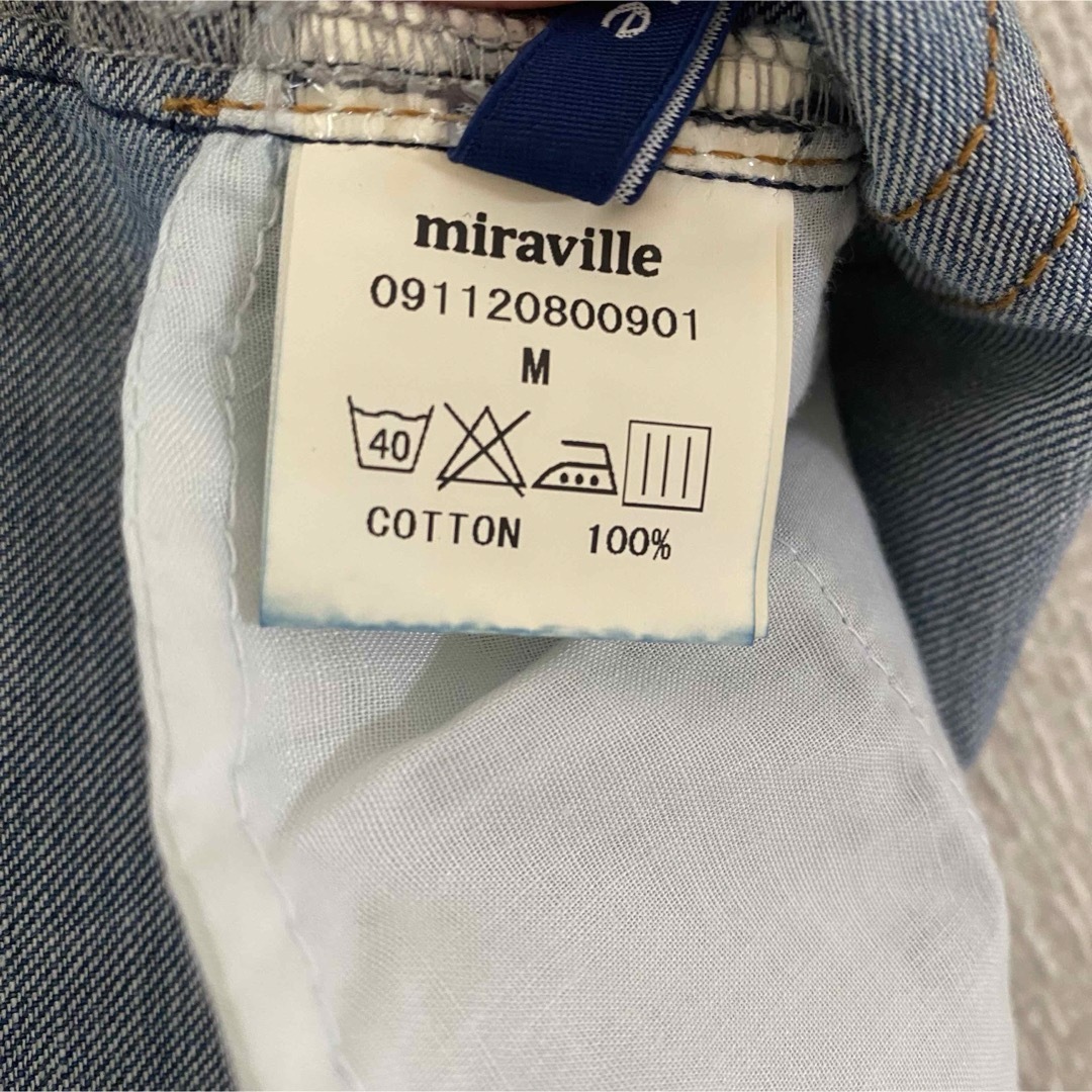 miraville(ミラヴィール)のmiraville  ミラヴィール  デニムスカート　ミニスカート　紗栄子 レディースのスカート(ミニスカート)の商品写真