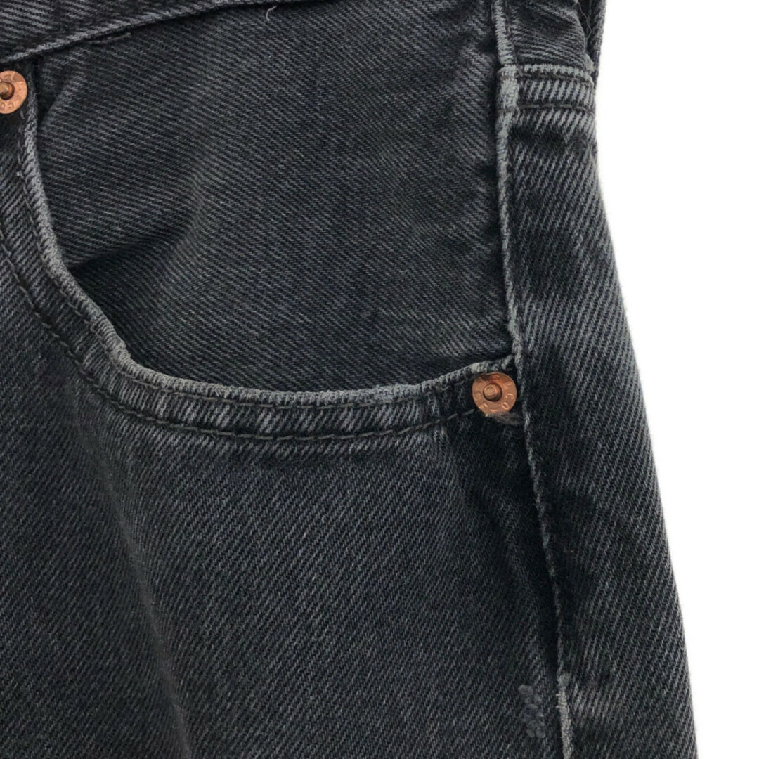 Levi's リーバイス 501 ストレート デニムパンツ ボトムス カジュアル ブラック (メンズ 36/32) 中古 古着 Q0317