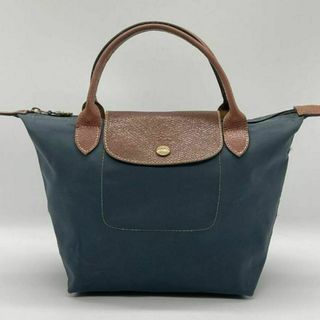 ロンシャン(LONGCHAMP)の✨良品✨LONGCHAMP ロンシャン ルプリアージュS ハンドバッグ 紺色(トートバッグ)