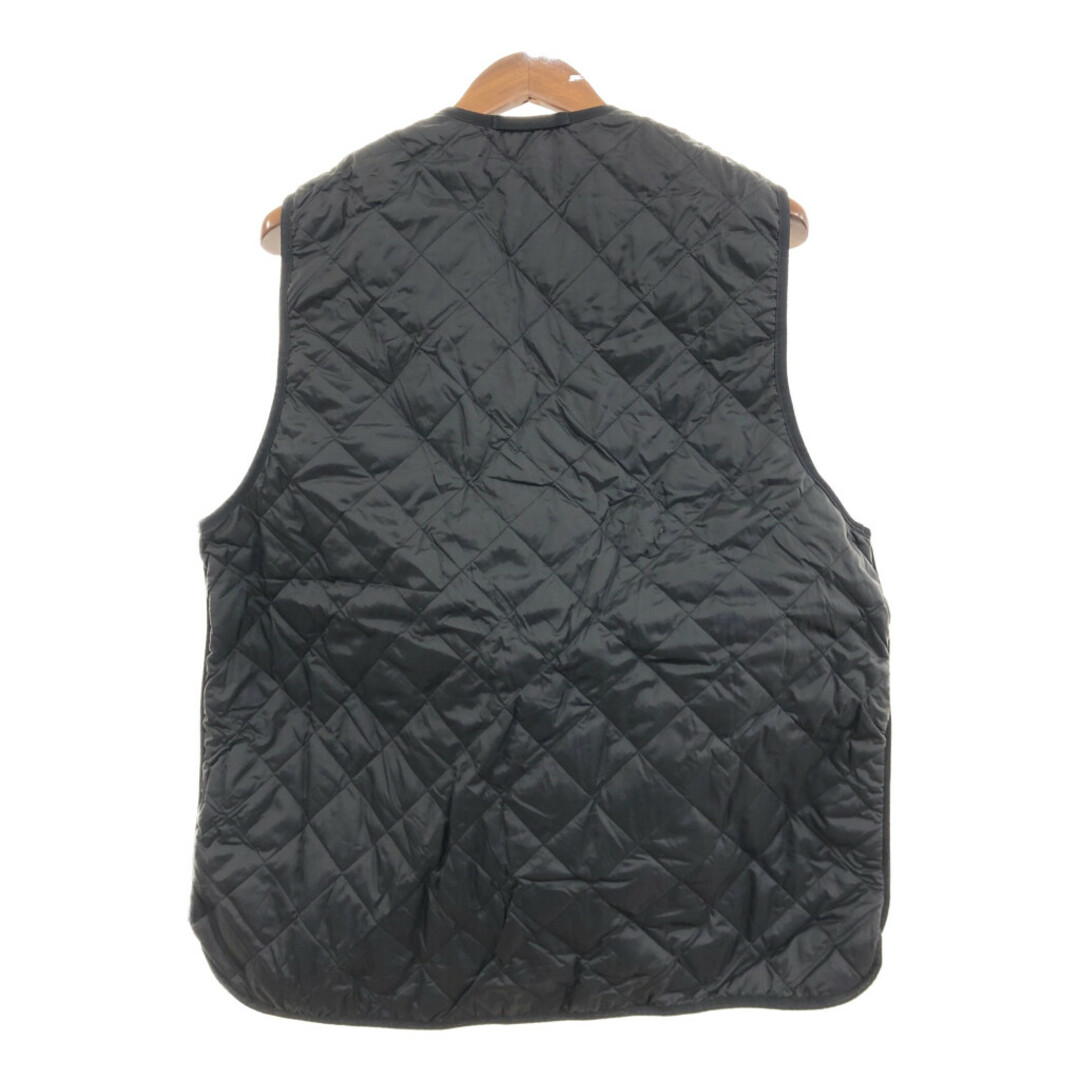 Barbour(バーブァー)のBarbour バブアー QUILTED WAISTCOAT キルティングベスト アウター カジュアル ブラック (メンズ 44) 中古 古着 Q0326 メンズのトップス(ベスト)の商品写真