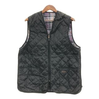 バーブァー(Barbour)のBarbour バブアー QUILTED WAISTCOAT キルティングベスト アウター カジュアル ブラック (メンズ 44) 中古 古着 Q0326(ベスト)