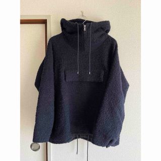 オーラリー(AURALEE)のALPACA WOOL LENO CLOTH P/O PARKA size3(パーカー)