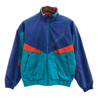 90年代 le coq sportif ルコック トラックジャケット スポーツ マルチカラー (メンズ S) 中古 古着 Q0341(ブルゾン)