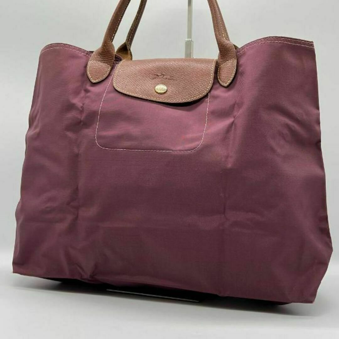 LONGCHAMP(ロンシャン)の✨良品✨LONGCHAMP ロンシャン プリアージュ トートバッグ ボルドー レディースのバッグ(トートバッグ)の商品写真