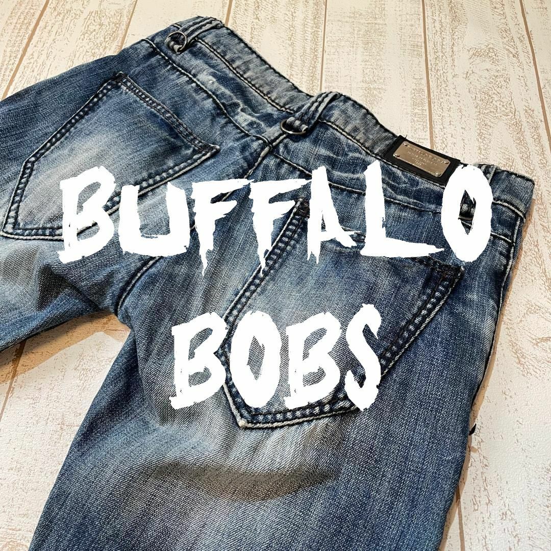 BUFFALO BOBS(バッファローボブス)の【BUFFALO BOBS】バッファローボブズ バナナシルエット フレアデニム メンズのパンツ(デニム/ジーンズ)の商品写真