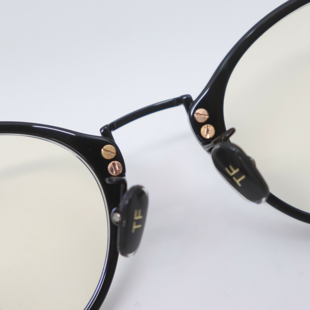 TOM FORD(トムフォード)のIT6MRJ2X0GL8 美品 トムフォード メガネ TF5920-D-B ブルーカット レンズ 49□22 145 アジアンモデル ブラック メンズ メンズのファッション小物(サングラス/メガネ)の商品写真