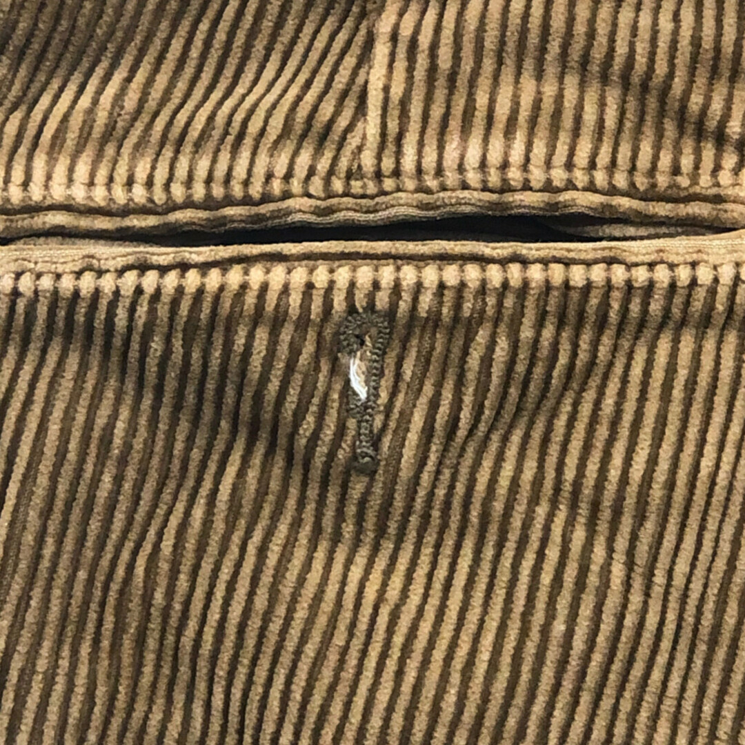 POLO RALPH LAUREN(ポロラルフローレン)の90年代 Polo by Ralph Lauren ポロ ラルフローレン ANDREW PANT 2タック コーデュロイ パンツ ブラウン (メンズ 38×32) 中古 古着 Q0387 メンズのパンツ(その他)の商品写真