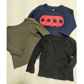 ユニクロ(UNIQLO)のユニクロ　DesignTシャツグラニフ　graniph　3枚セット　90センチ(Tシャツ/カットソー)