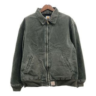 カーハート(carhartt)の2000年代～ Carhartt カーハート ダック ワークジャケット 大きいサイズ オリーブ (メンズ XXL) 中古 古着 Q0398(その他)