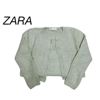 ザラ(ZARA)のZARA アンサンブル カーディガン グリーン(アンサンブル)