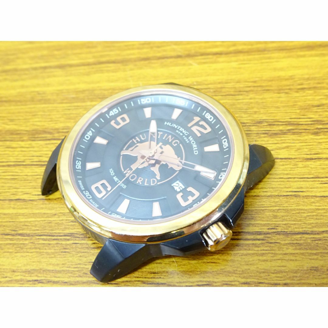 HUNTING WORLD(ハンティングワールド)のK広061/ ハンティングワールド ラティバ 腕時計 クオーツ  メンズの時計(腕時計(アナログ))の商品写真