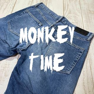 モンキータイム(MONKEY TIME（UNITED ARROWS）)の【MONKEY TIME】モンキータイム スリムテーパードデニムパンツ Sサイズ(デニム/ジーンズ)