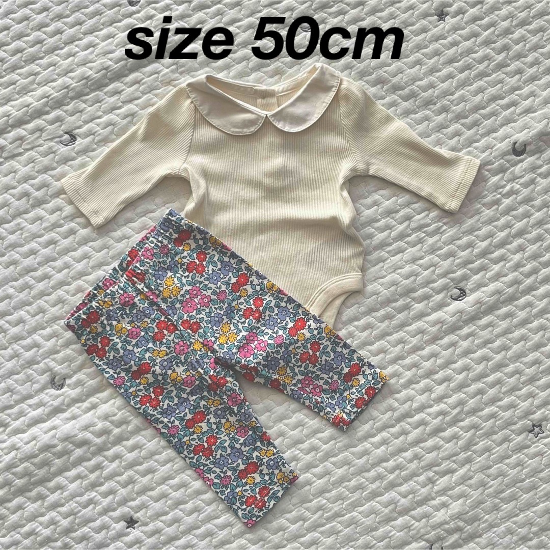 babyGAP(ベビーギャップ)のbabyGAP 50cmセット キッズ/ベビー/マタニティのベビー服(~85cm)(ロンパース)の商品写真