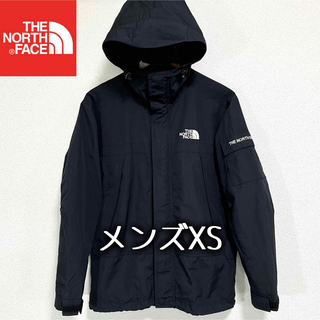 THE NORTH FACE - 美品人気 ノースフェイス マウンテンパーカー メンズXS ブラック ロゴ刺繍