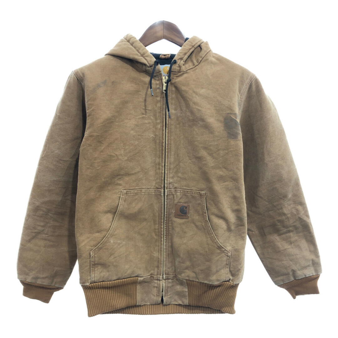 carhartt(カーハート)のCarhartt カーハート アクティブパーカー ジャケット ダック地 ワーク ブラウン (メンズ S) 中古 古着 Q0512 メンズのジャケット/アウター(その他)の商品写真