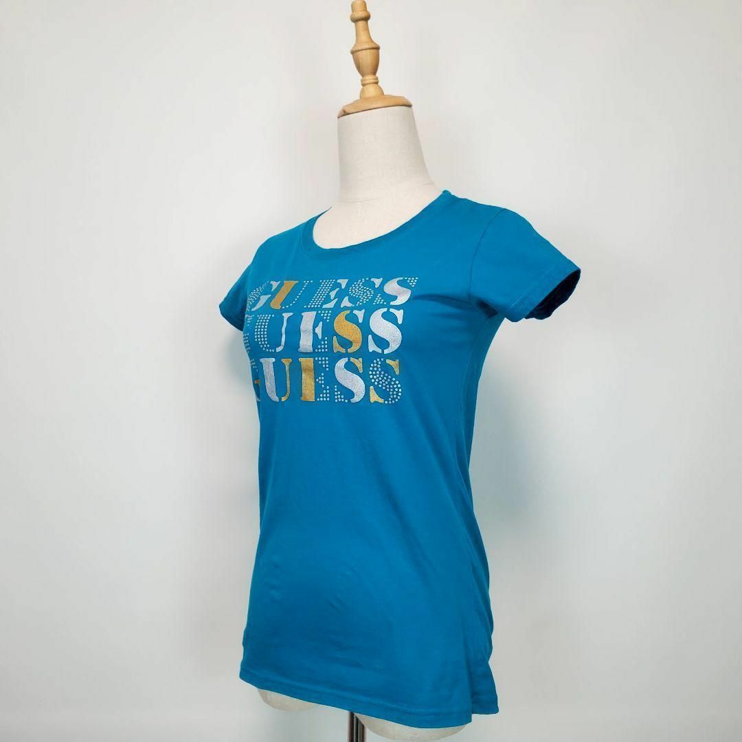 GUESS(ゲス)のゲスGUESS(M)半袖ロゴプリントTシャツ レディースのトップス(Tシャツ(半袖/袖なし))の商品写真