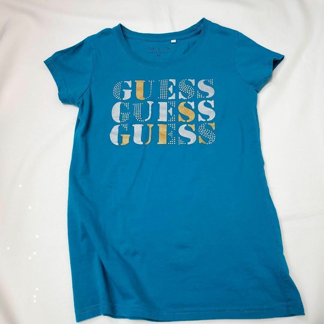 GUESS(ゲス)のゲスGUESS(M)半袖ロゴプリントTシャツ レディースのトップス(Tシャツ(半袖/袖なし))の商品写真