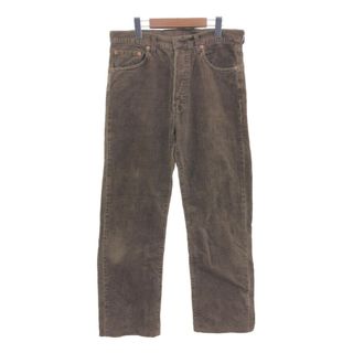 リーバイス(Levi's)の90年代 Levi's リーバイス 551 コーデュロイパンツ ボタンフライ ブラウン (メンズ W34 L34) 中古 古着 Q0521(その他)