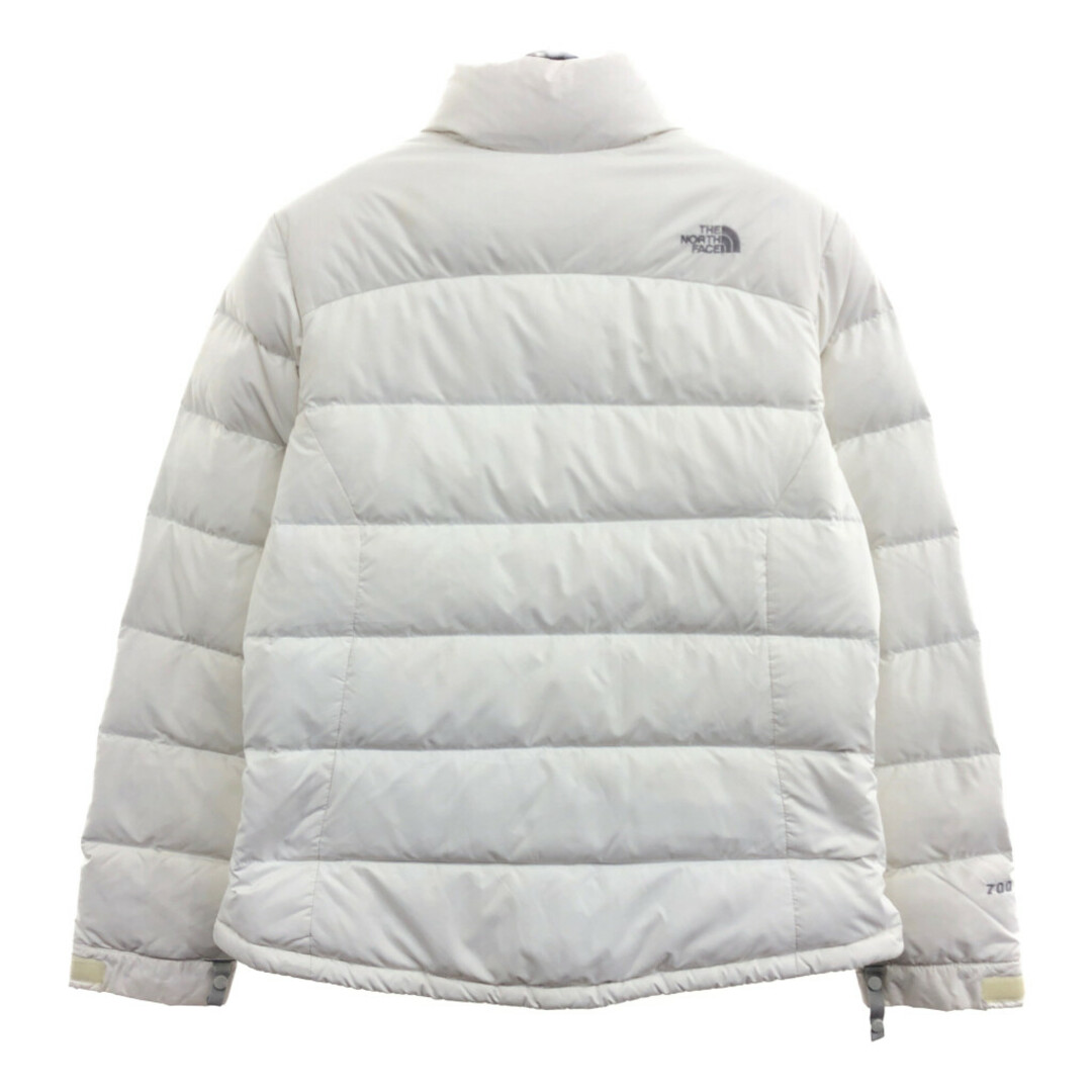 THE NORTH FACE(ザノースフェイス)のTHE NORTH FACE ノースフェイス ダウンジャケット アウトドア 防寒 700フィルパワー ホワイト (レディース L/G) 中古 古着 Q0534 レディースのジャケット/アウター(ダウンジャケット)の商品写真