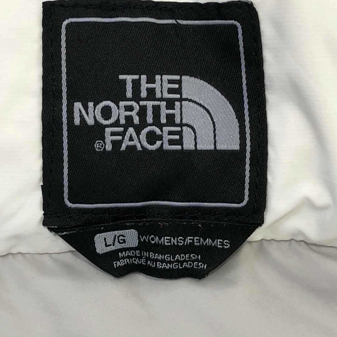 THE NORTH FACE(ザノースフェイス)のTHE NORTH FACE ノースフェイス ダウンジャケット アウトドア 防寒 700フィルパワー ホワイト (レディース L/G) 中古 古着 Q0534 レディースのジャケット/アウター(ダウンジャケット)の商品写真