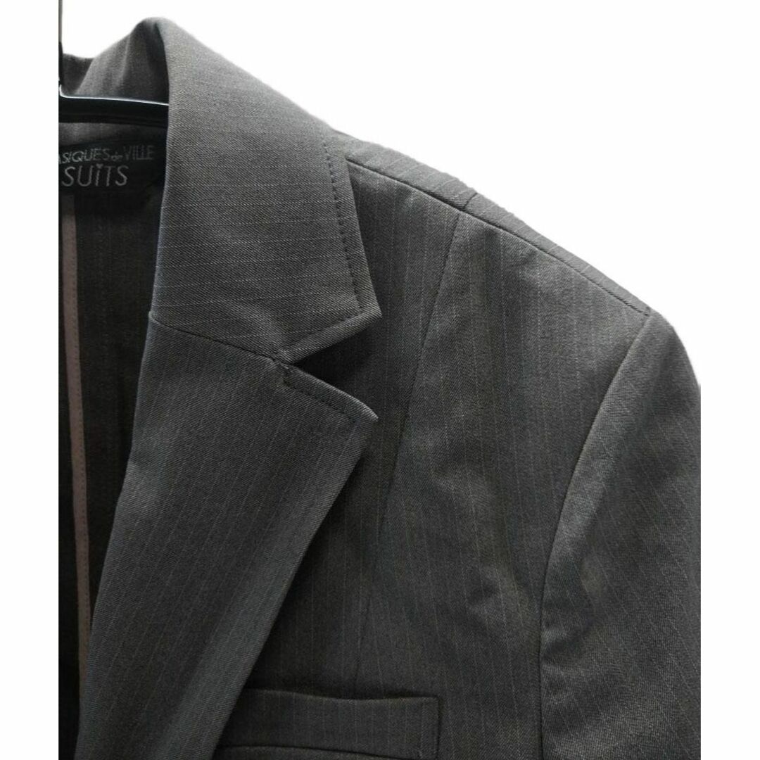 SS0222◇新品 ジャケット＆スカート スーツ ストライプ 7ART61サイズ レディースのフォーマル/ドレス(スーツ)の商品写真