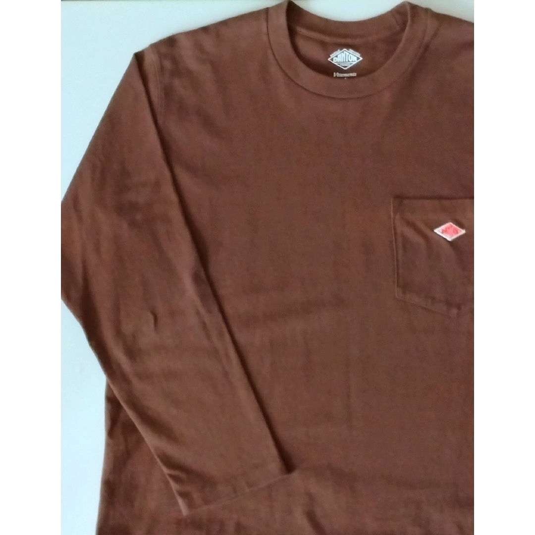 DANTON(ダントン)のDANTON  ロンT Sサイズ 36 ブラウン レディースのトップス(Tシャツ(長袖/七分))の商品写真