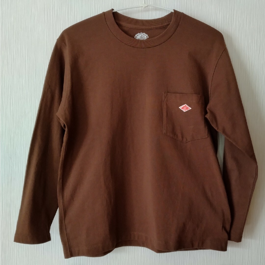 DANTON(ダントン)のDANTON  ロンT Sサイズ 36 ブラウン レディースのトップス(Tシャツ(長袖/七分))の商品写真