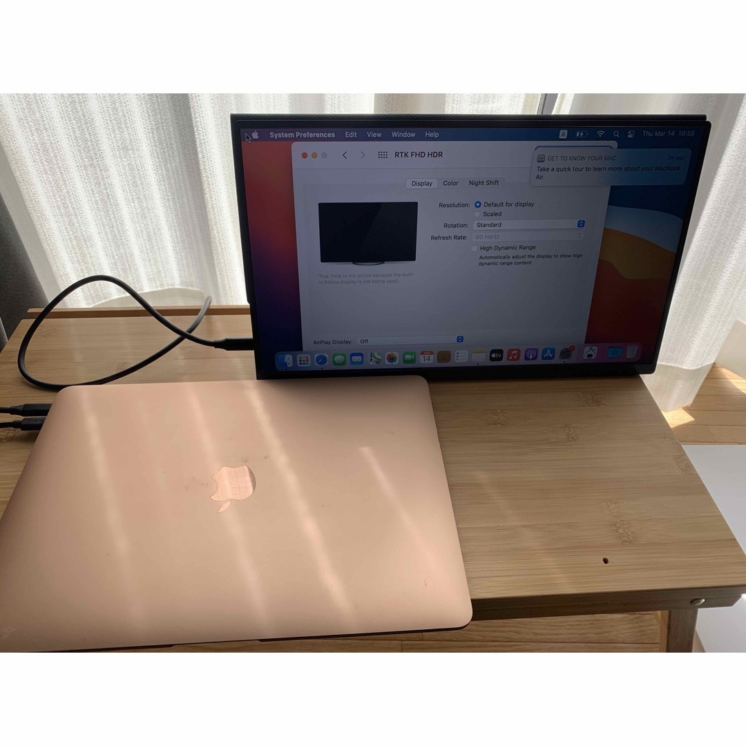 Mac (Apple)(マック)のMega様　M1 MacBook Air 2020 スマホ/家電/カメラのPC/タブレット(ノートPC)の商品写真