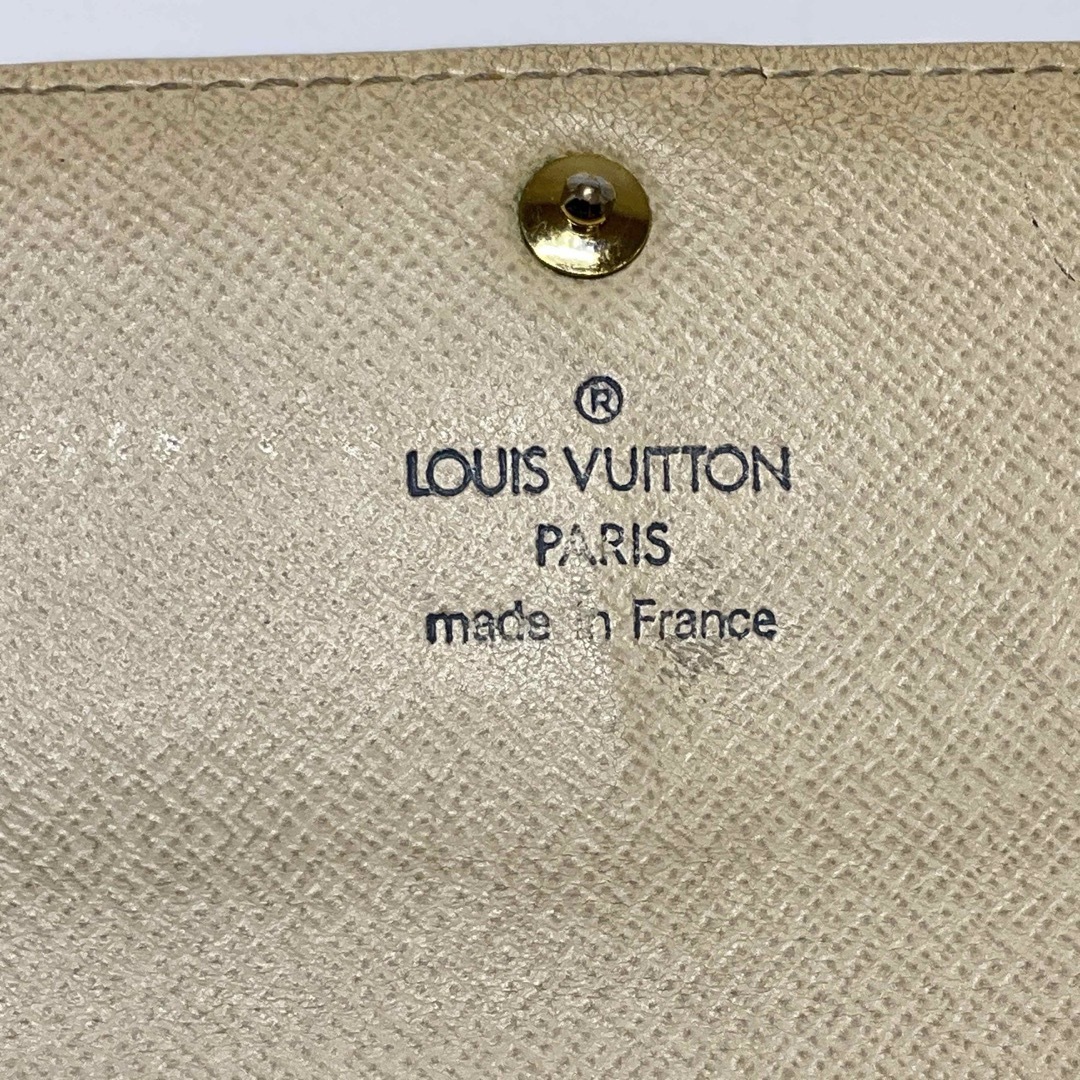 LOUIS VUITTON(ルイヴィトン)の正規品　ルイヴィトン　ダミエ　アズール　サラ　長財布　ファスナー　フラップ レディースのファッション小物(財布)の商品写真