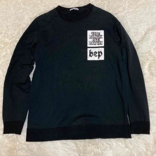 ブラックアイパッチ　ロゴ　bep ロングスリーブ　カットソー(Tシャツ/カットソー(七分/長袖))