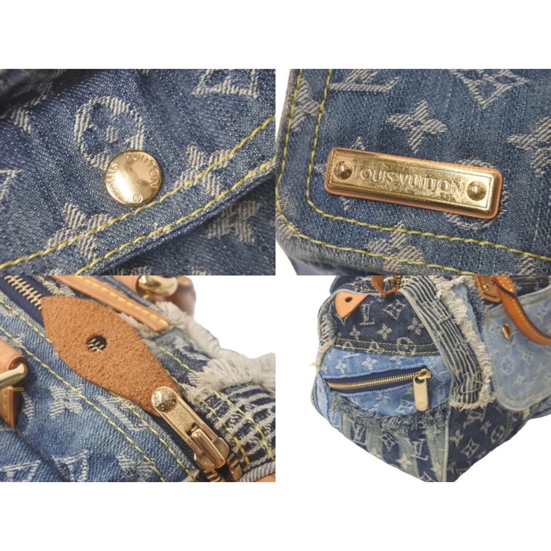 LOUIS VUITTON(ルイヴィトン)のLOUIS VUITTON ルイヴィトン スピーディ30 ハンドバッグ モノグラムデニム パッチワーク M95380 美品 中古 61252 レディースのバッグ(ハンドバッグ)の商品写真