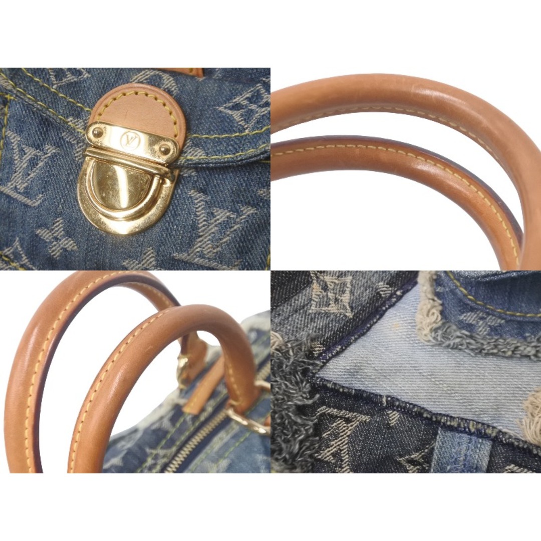 LOUIS VUITTON(ルイヴィトン)のLOUIS VUITTON ルイヴィトン スピーディ30 ハンドバッグ モノグラムデニム パッチワーク M95380 美品 中古 61252 レディースのバッグ(ハンドバッグ)の商品写真